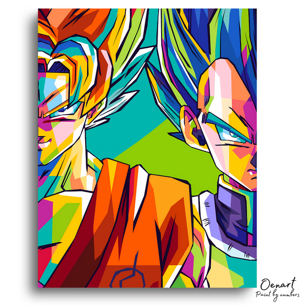 Dragon Ball Z: Goku & Vegeta - Anime Diamond Painting