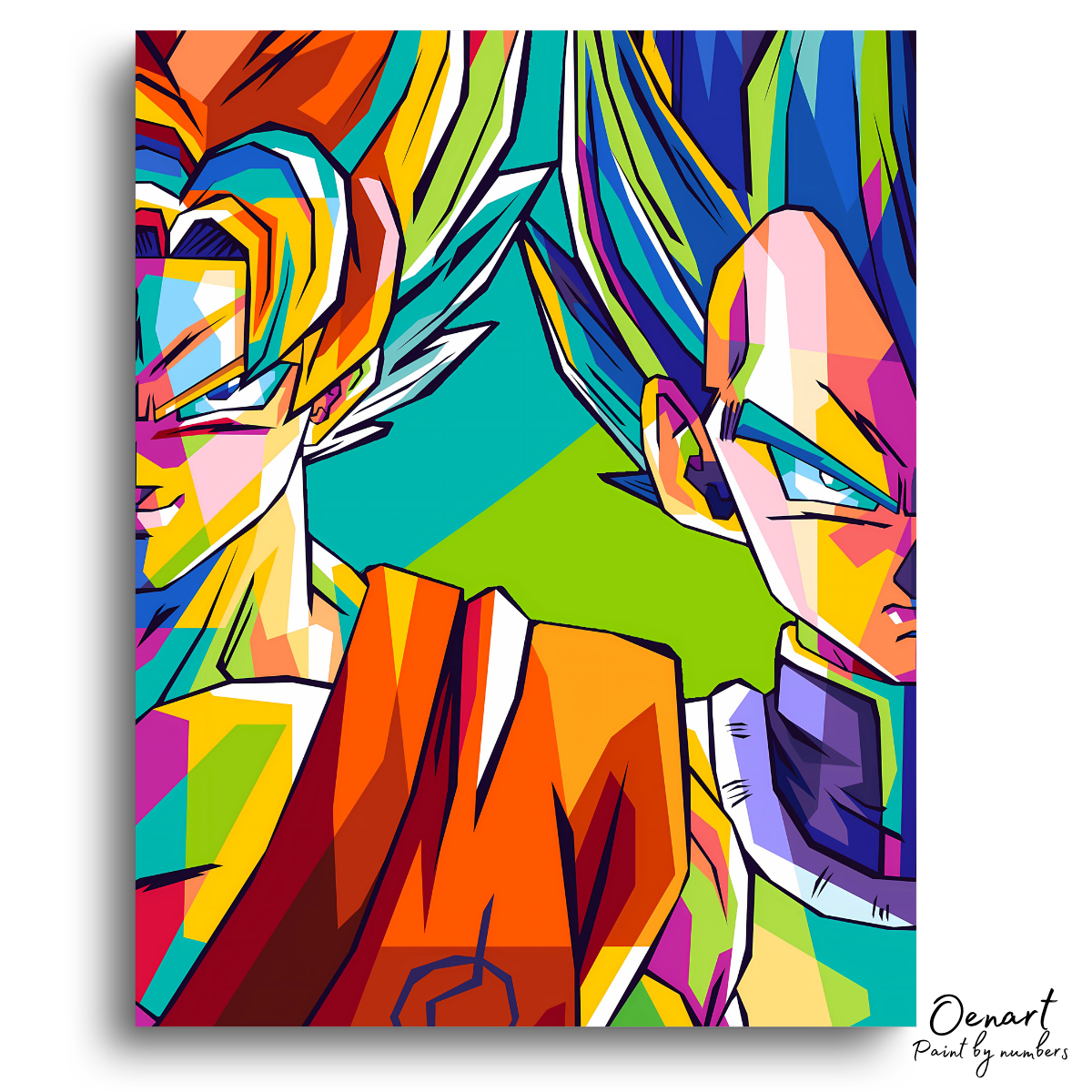 Dragon Ball Z: Goku & Vegeta - Anime Paint By Numbers Kit