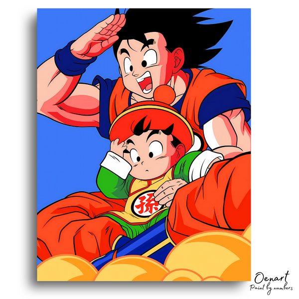 Dragon Ball Z: Goku and Gohan - Anime Diamond Painting
