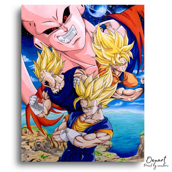 Dragon Ball Z: Majin Buu Saga - Anime Paint By Numbers Kit