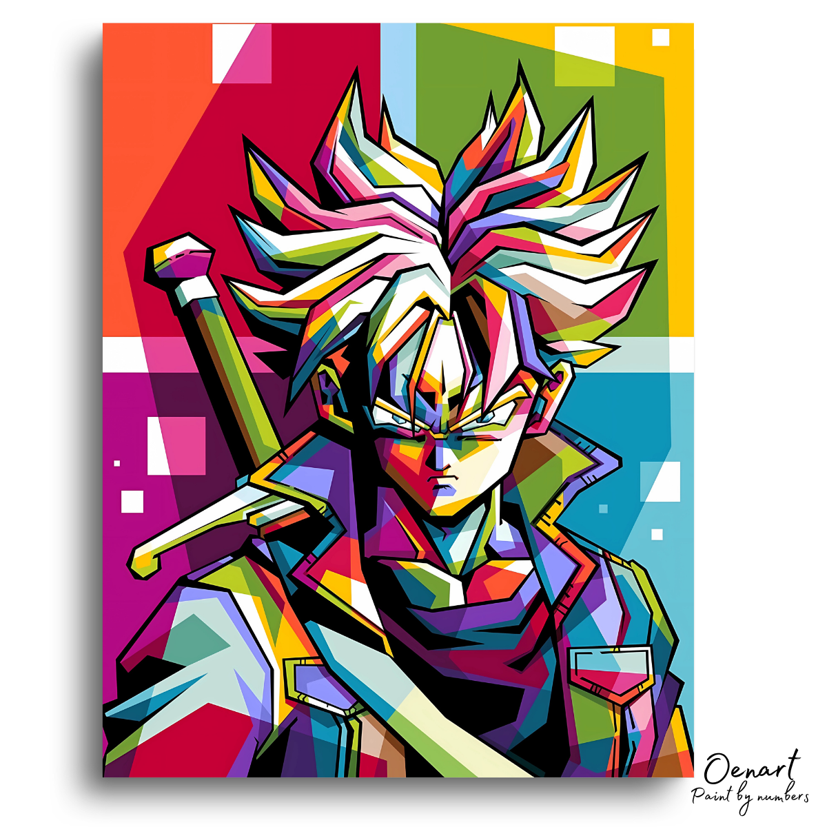 Dragon Ball Z: Trunks - Anime Paint By Numbers Kit