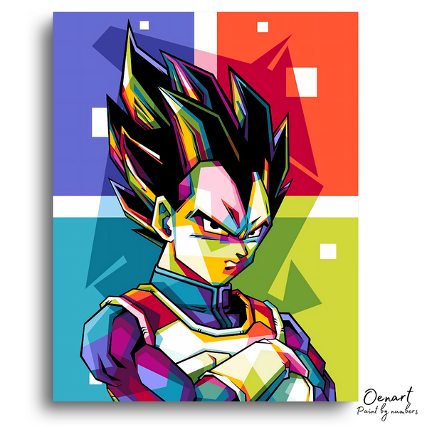 Dragon Ball Z: Vegeta - Anime Paint By Numbers Kit