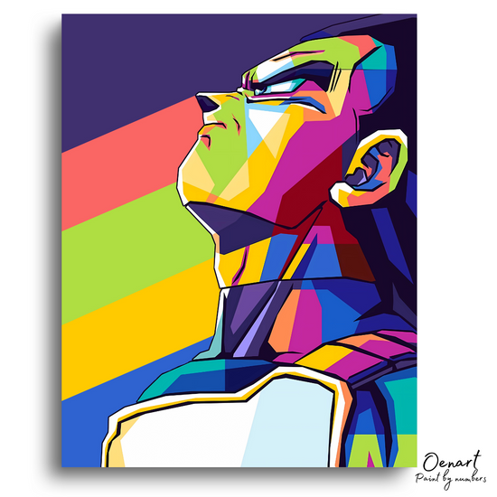 Dragon Ball Z: Vegeta Wpap Pop Art - Anime Diamond Painting
