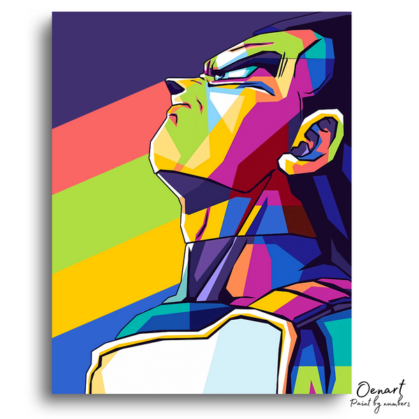 Dragon Ball Z: Vegeta Wpap Pop Art - Anime Diamond Painting