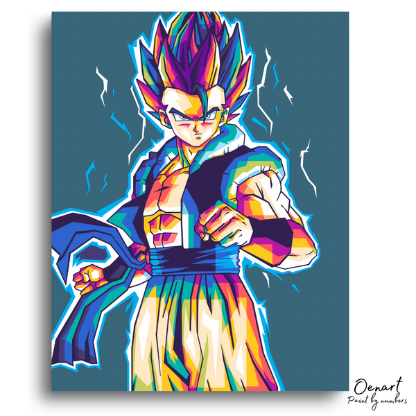 Dragon Ball Z: Vegito - Anime Paint By Numbers Kit