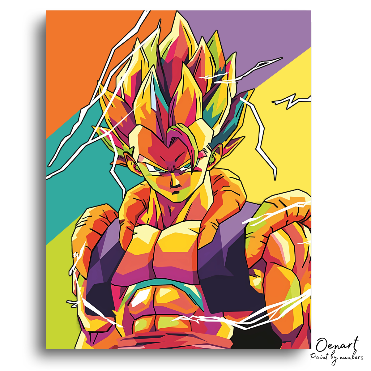 Dragon Ball Z: Vegito Super Saiyan - Anime Paint By Numbers Kit