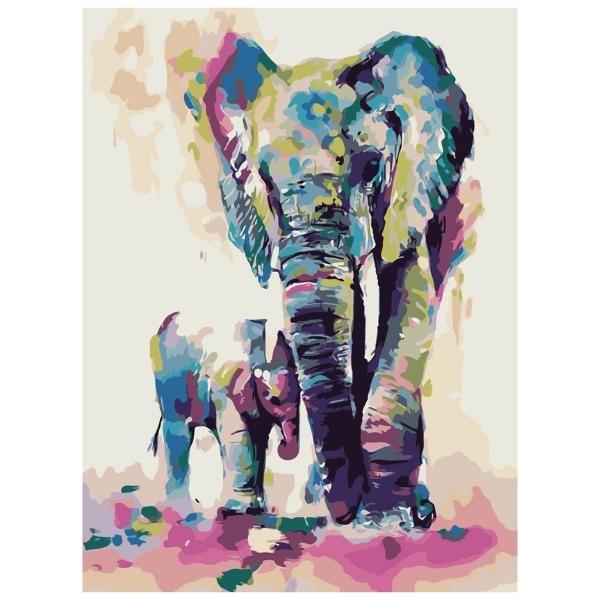 Elephant Motherhood: Childrens Art Set