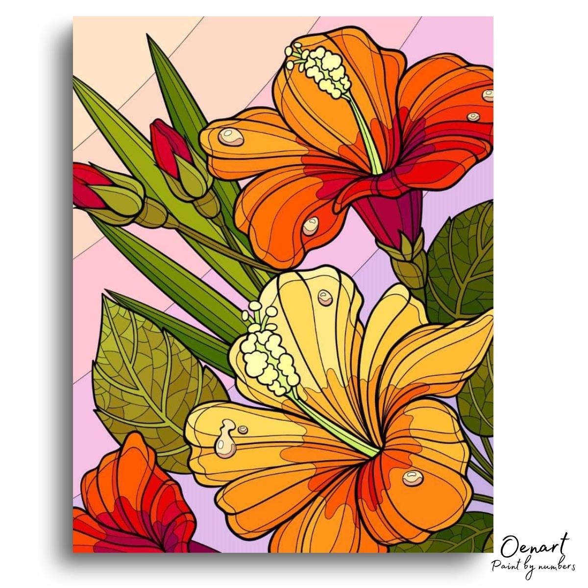 Flower: Paint By Numbers Kit