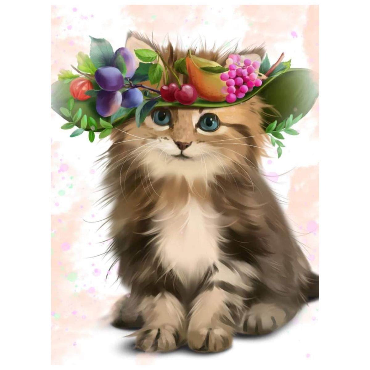 Flowered Kitten: Childrens Art Set