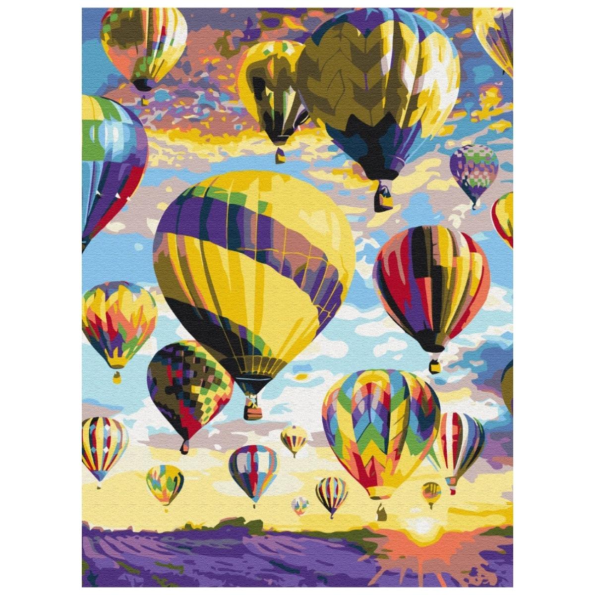 Flying Balloons - Paint By Numbers Kit