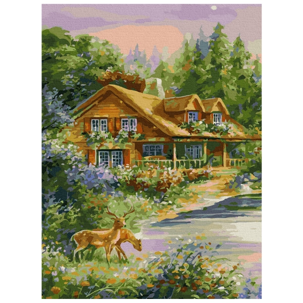 Forest Cabin - Paint By Numbers Kit