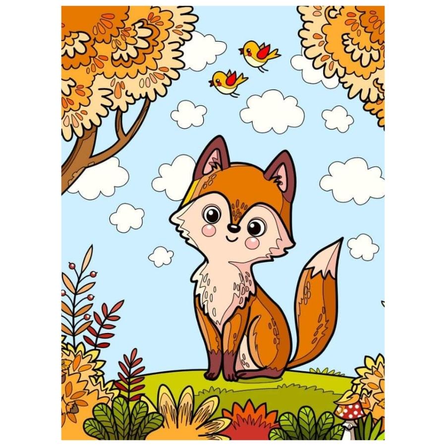 Fox: Paint By Numbers Kit