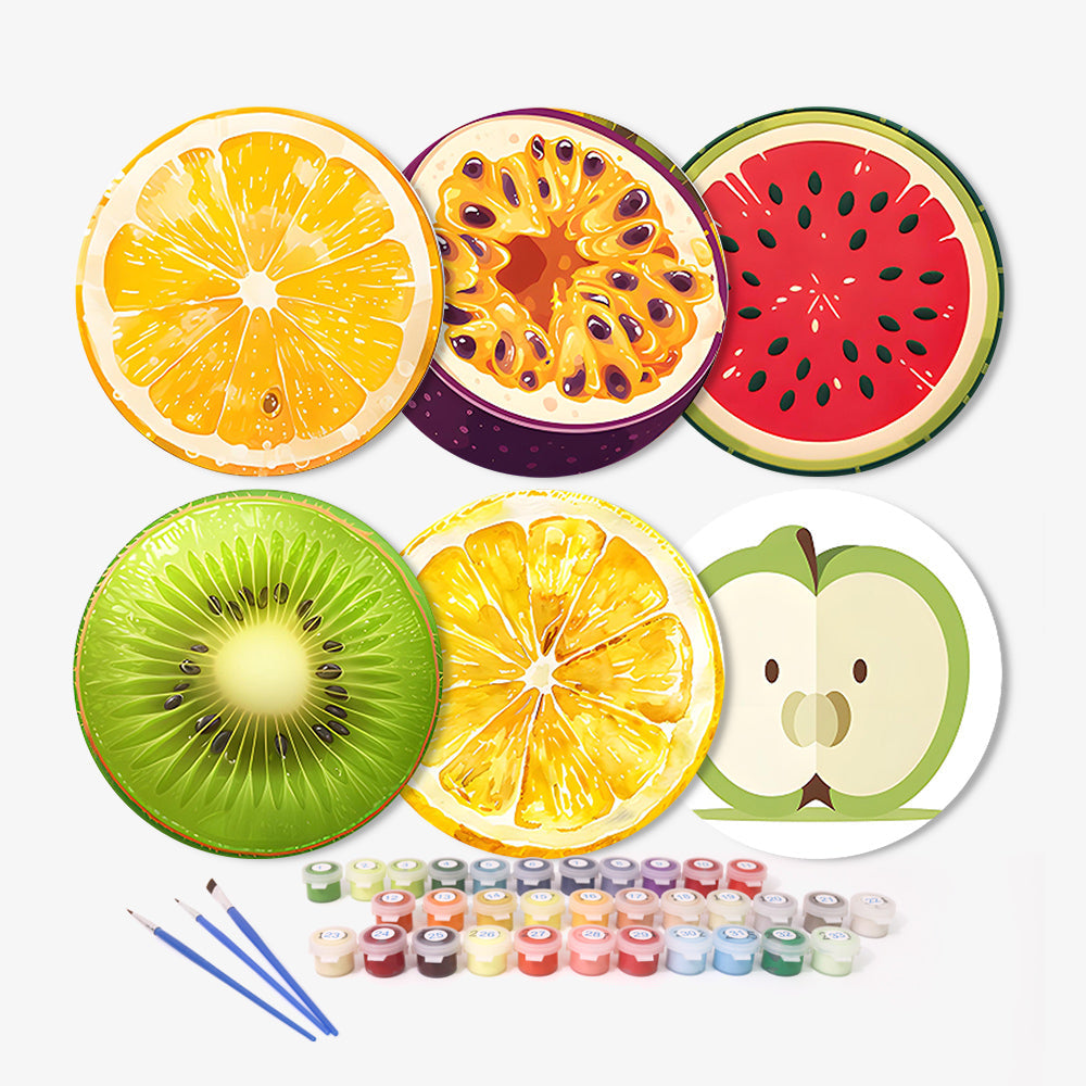 Fresh Fruit Placemat Paint Kit