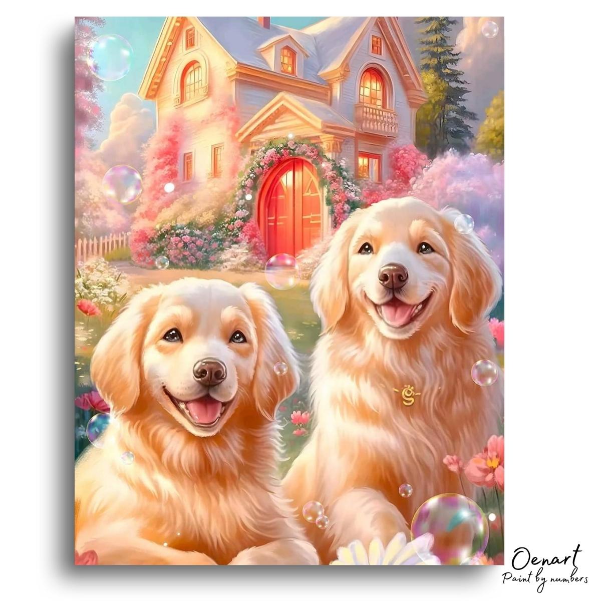 Friendly Puppies - Diamond Painting Kit-Oenart™