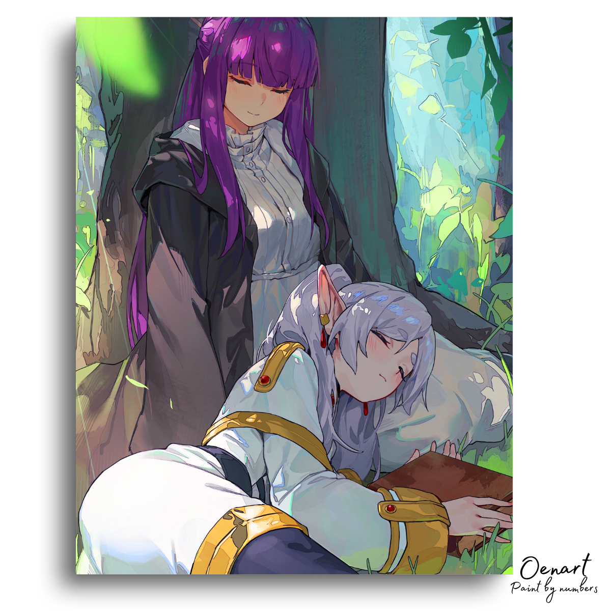 Frieren Beyond Journey's End: Fern & Frieren - Anime Diamond Painting