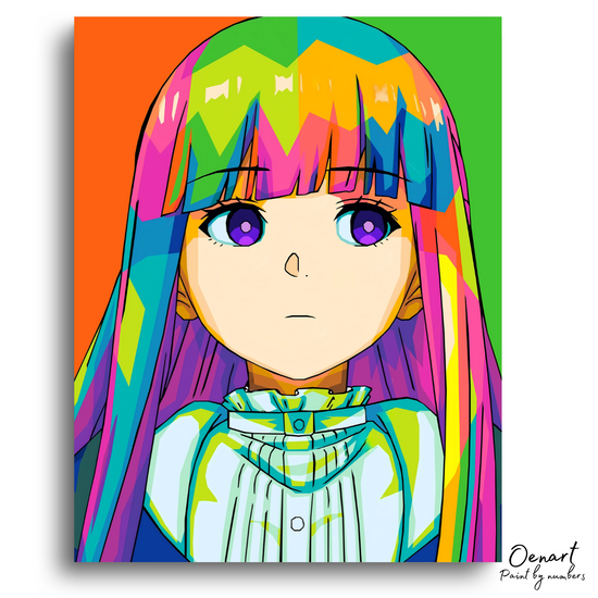 Frieren Beyond Journey's End: Fern Pop Art - Anime Diamond Painting