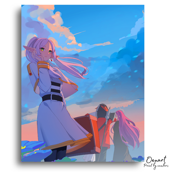 Frieren Beyond Journey's End: Looking Back - Anime Diamond Painting