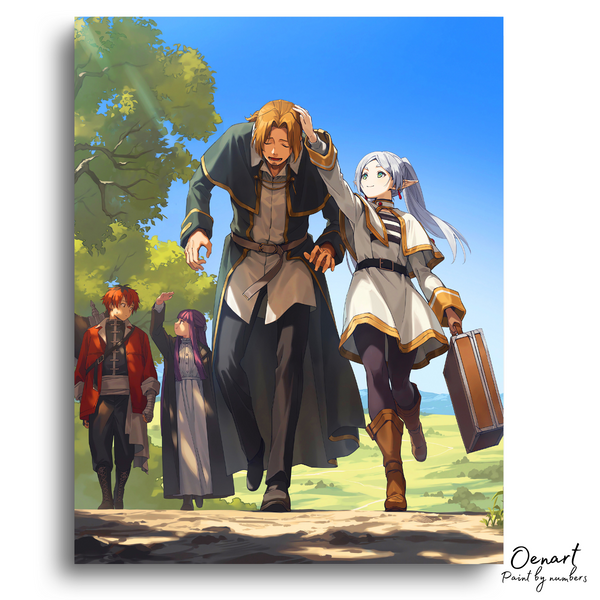 Frieren Beyond Journey's End: On The Road - Anime Paint By Numbers Kit