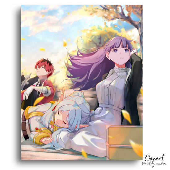Frieren Beyond Journey's End: Resting - Anime Diamond Painting