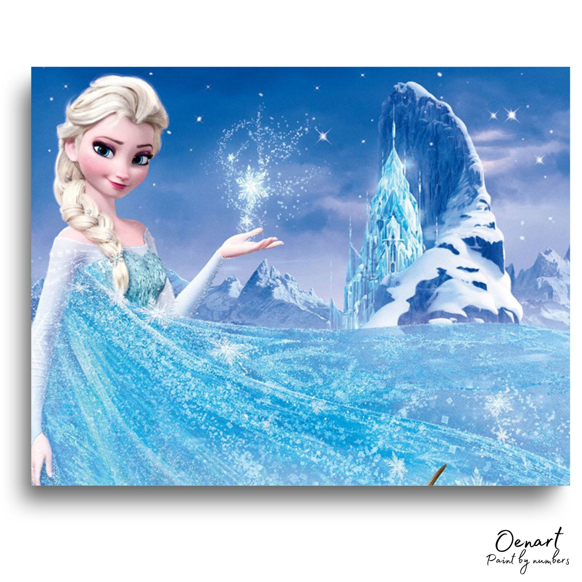 Frozen Castle: Paint By Numbers Kit