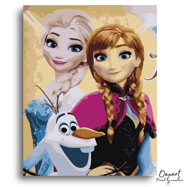 Frozen Team: Paint By Numbers Kit