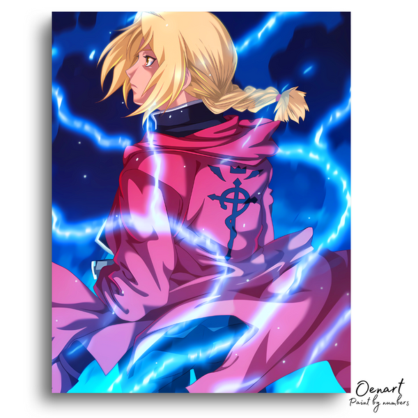 Fullmetal Alchemist Brotherhood: Elric Edward - Anime Paint By Numbers Kit