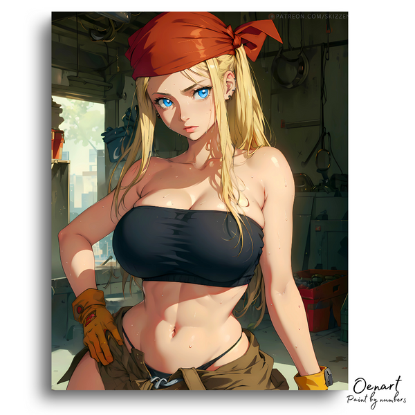 Fullmetal Alchemist Brotherhood: Rockbell Winry - Anime Paint By Numbers Kit