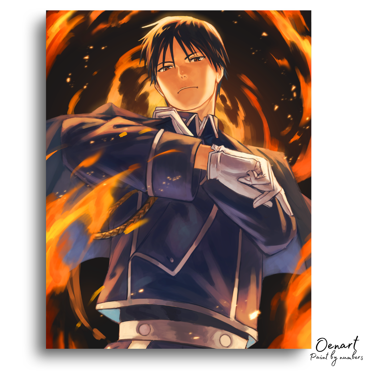 Fullmetal Alchemist Brotherhood: Roy - Anime Paint By Numbers Kit