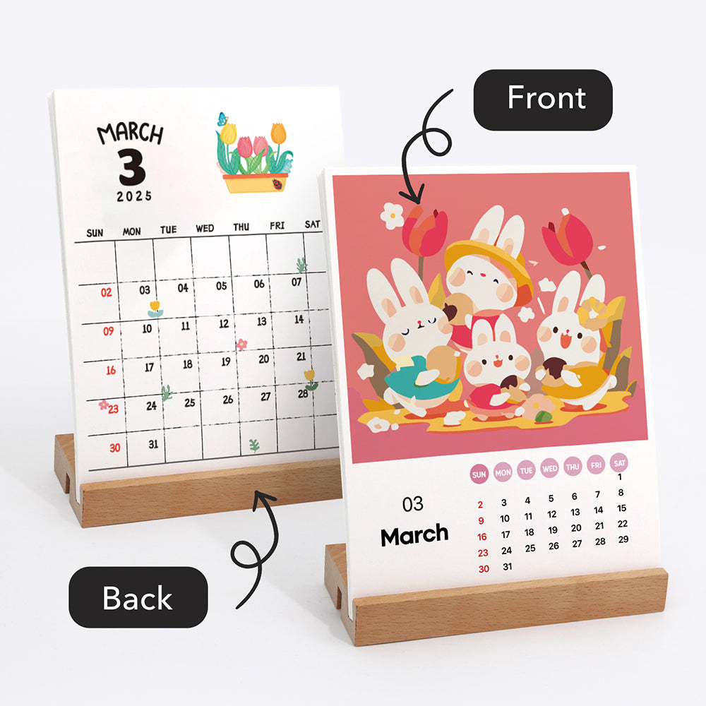 Fun Animal Calendar Paint by Numbers Kit