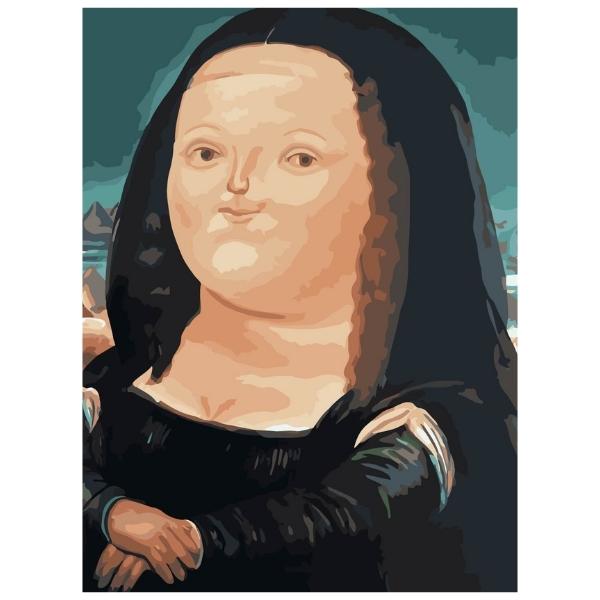 Funny Mona - Paint By Numbers Kit