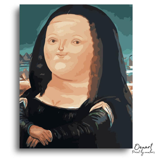 Funny Mona - Paint By Numbers Kit