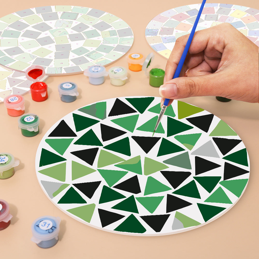 Geometric Mosaic Placemat Paint Kit