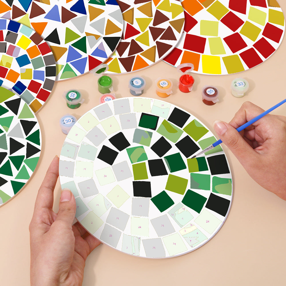 Geometric Mosaic Placemat Paint Kit