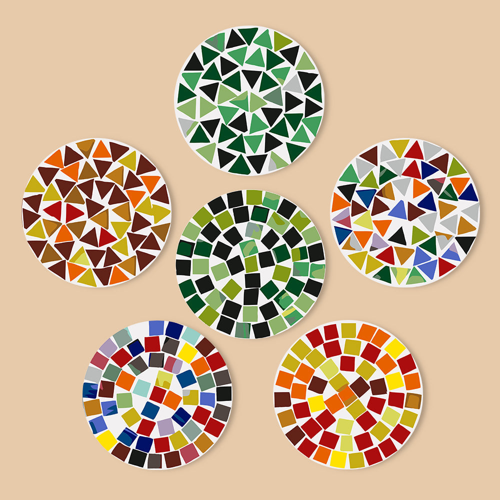 Geometric Mosaic Placemat Paint Kit