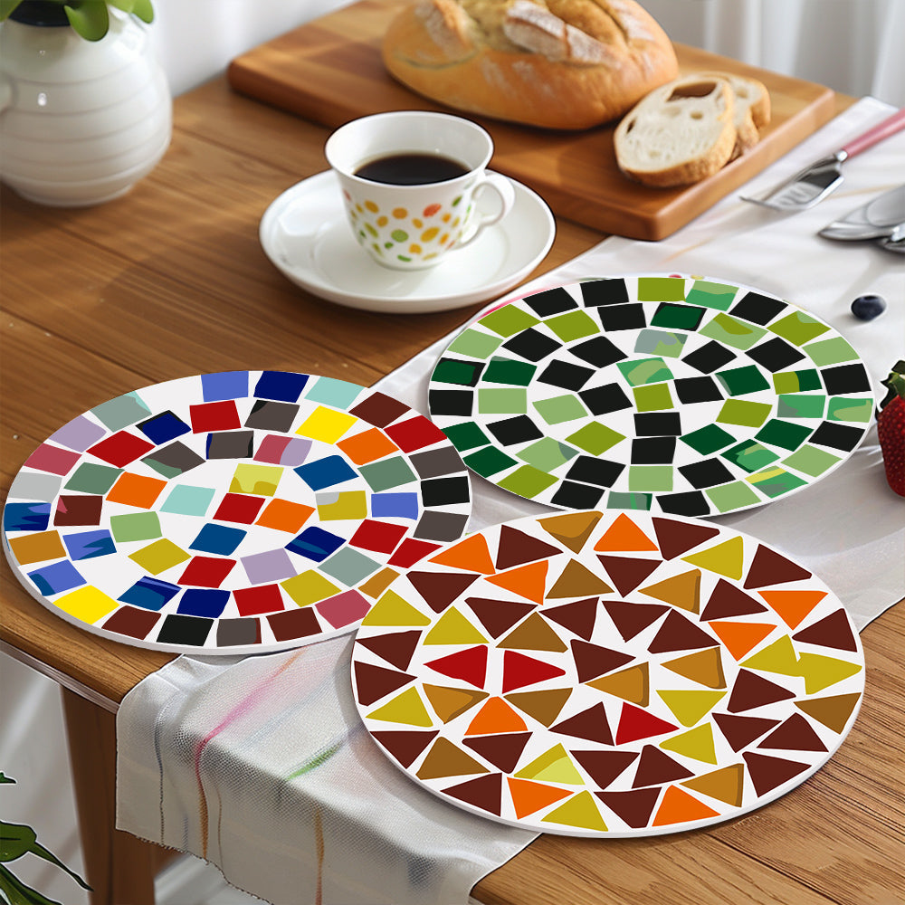 Geometric Mosaic Placemat Paint Kit