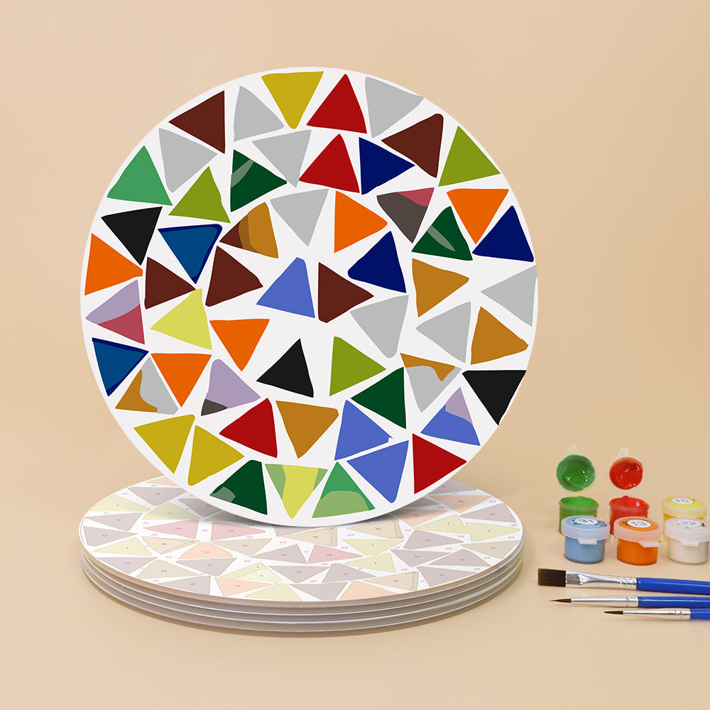 Geometric Mosaic Placemat Paint Kit