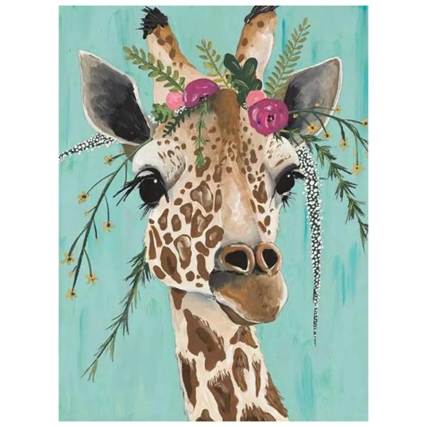 Giraffe Crown: Childrens Art Set