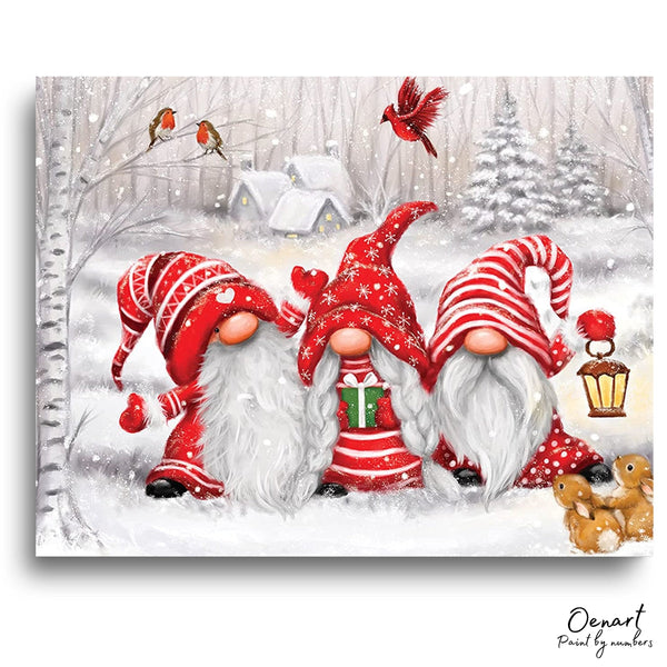 Happy Christmas: Paint By Numbers Kit