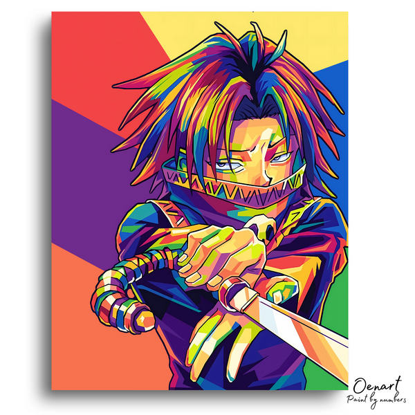 Hunter × Hunter: Feitan Portor Pop Art - Anime Paint By Numbers Kit