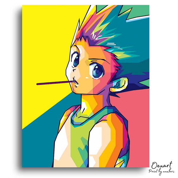 Hunter × Hunter: Gon Pop Art - Anime Paint By Numbers Kit