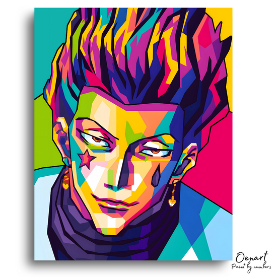 Hunter × Hunter: Hisoka Pop Art - Anime Diamond Painting