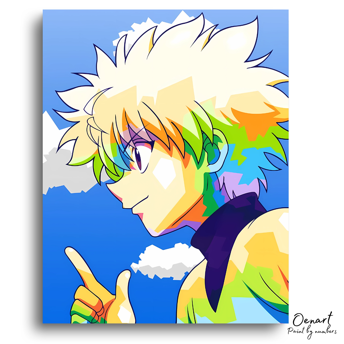 Hunter × Hunter: Killua Pop Art - Anime Diamond Painting