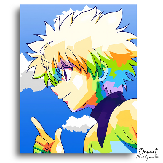 Hunter × Hunter: Killua Pop Art - Anime Diamond Painting