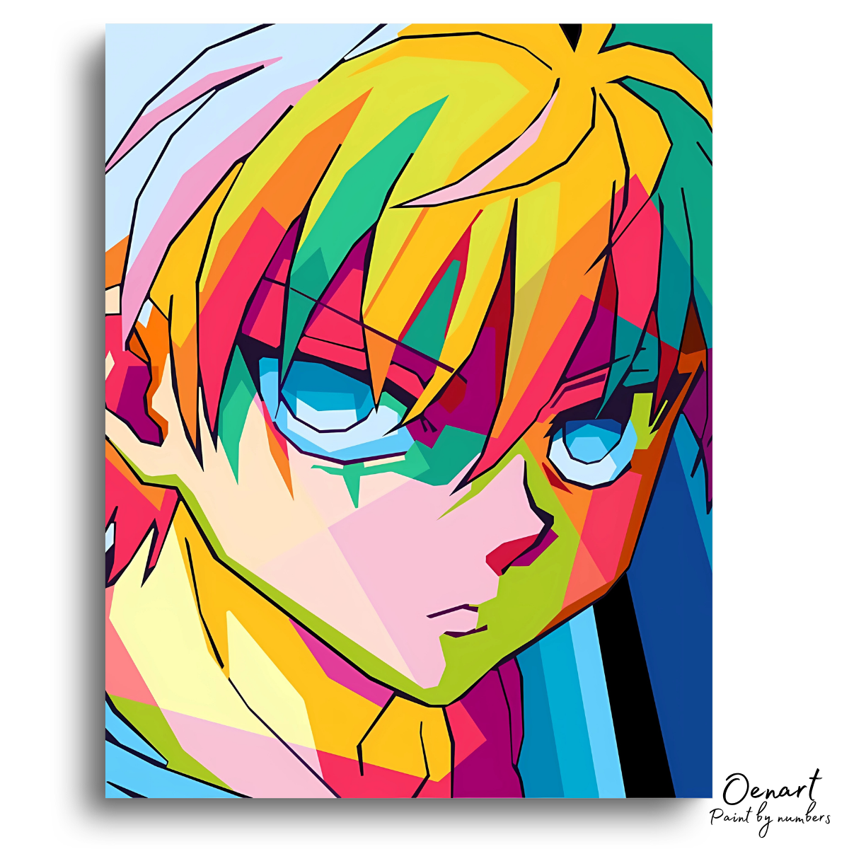 Hunter × Hunter: Killua Zoldyck Pop Art - Anime Paint By Numbers Kit