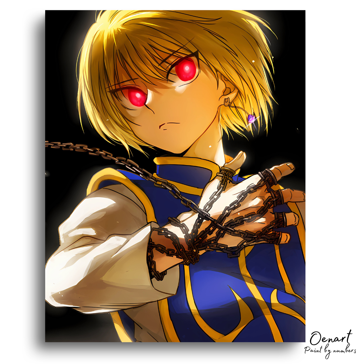 Hunter × Hunter: Kurapika - Anime Paint By Numbers Kit