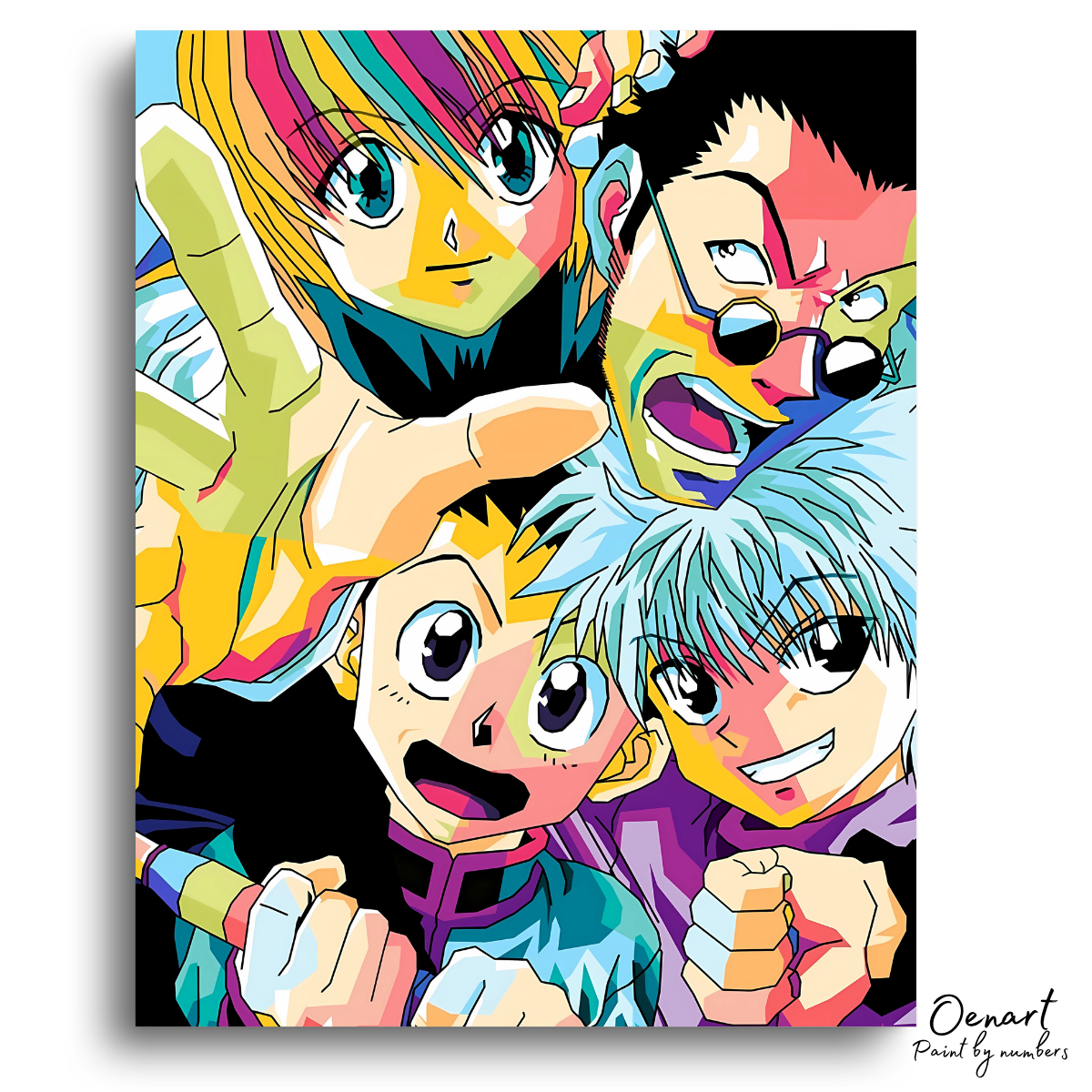 Hunter × Hunter Pop Art - Anime Paint By Numbers Kit