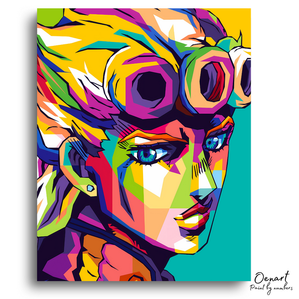 JoJo's Bizarre Adventure: Giorno Giovanna - Anime Paint By Numbers Kit