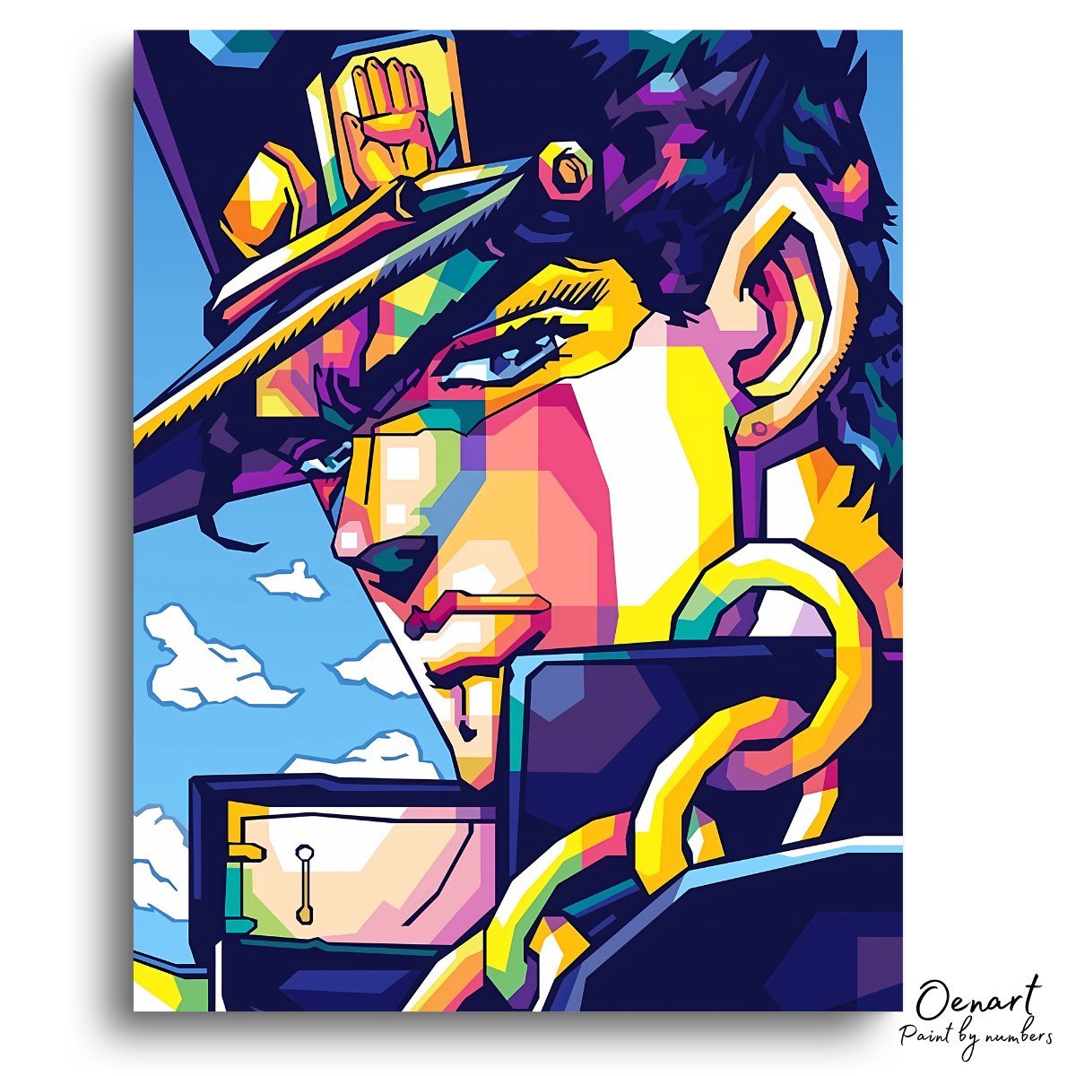 JoJo's Bizarre Adventure: Jotaro Kujo - Anime Paint By Numbers Kit