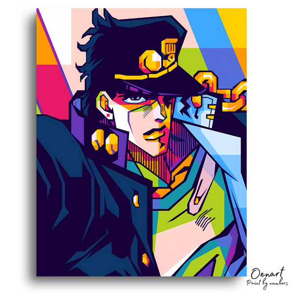 JoJo's Bizarre Adventure: Jotaro Kujo - Anime Paint By Numbers Kit