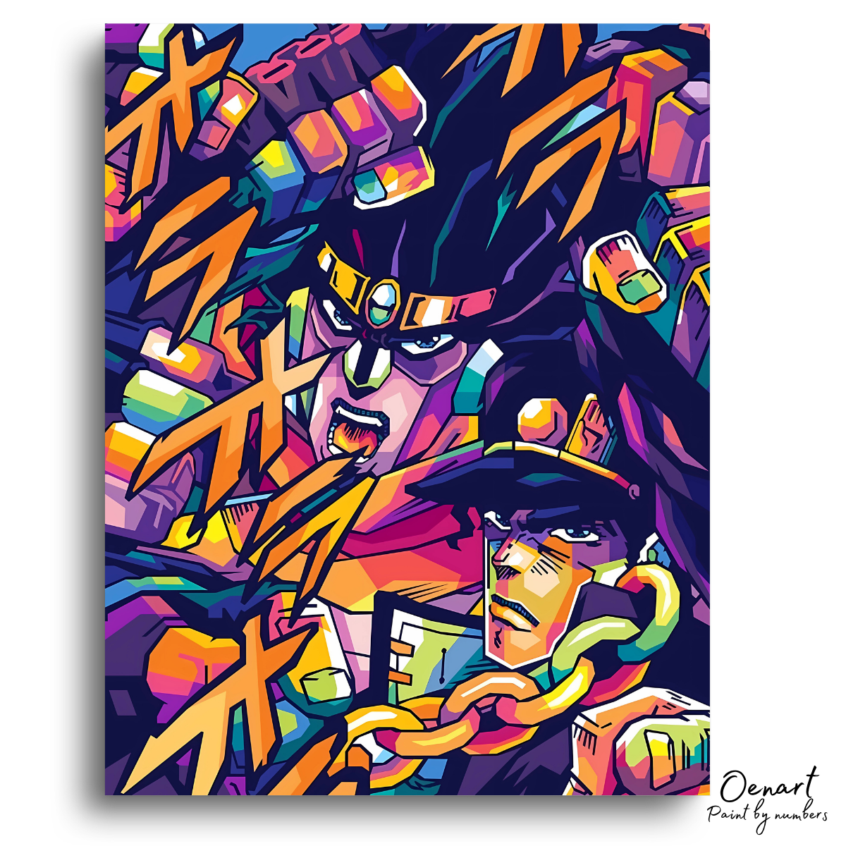 JoJo's Bizarre Adventure: Star Platinum - Anime Paint By Numbers Kit